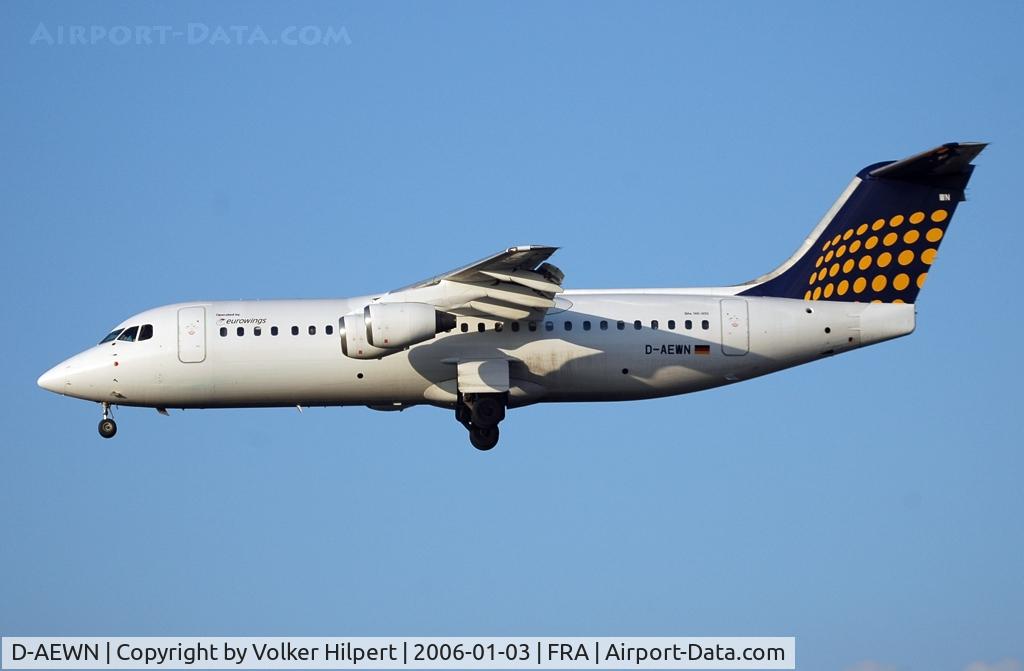 D-AEWN, 1990 British Aerospace BAe.146-300 C/N E3158, British Aerospace 146-300