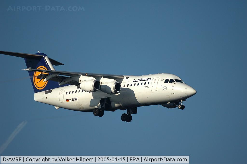 D-AVRE, 1995 British Aerospace Avro 146-RJ85 C/N E.2261, British Aerospace Avro Regionaljet RJ 85