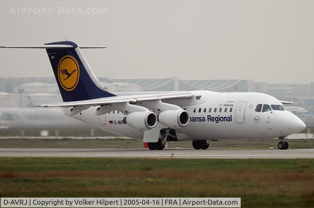 D-AVRJ, 1996 British Aerospace Avro 146-RJ85 C/N E.2277, British Aerospace Avro Regionaljet RJ 85