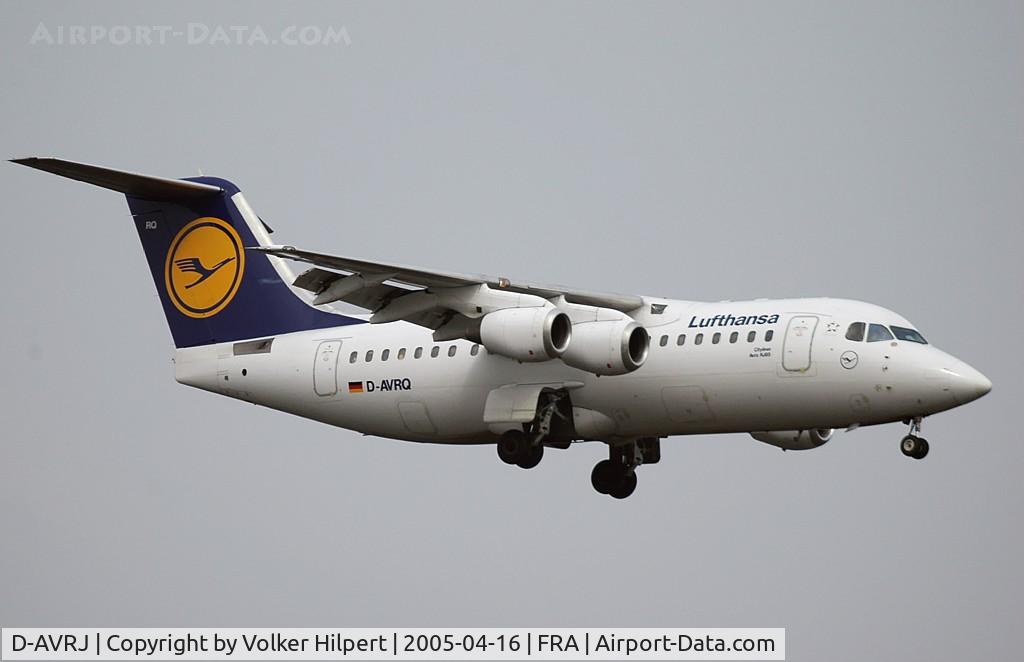 D-AVRJ, 1996 British Aerospace Avro 146-RJ85 C/N E.2277, British Aerospace Avro Regionaljet RJ 85