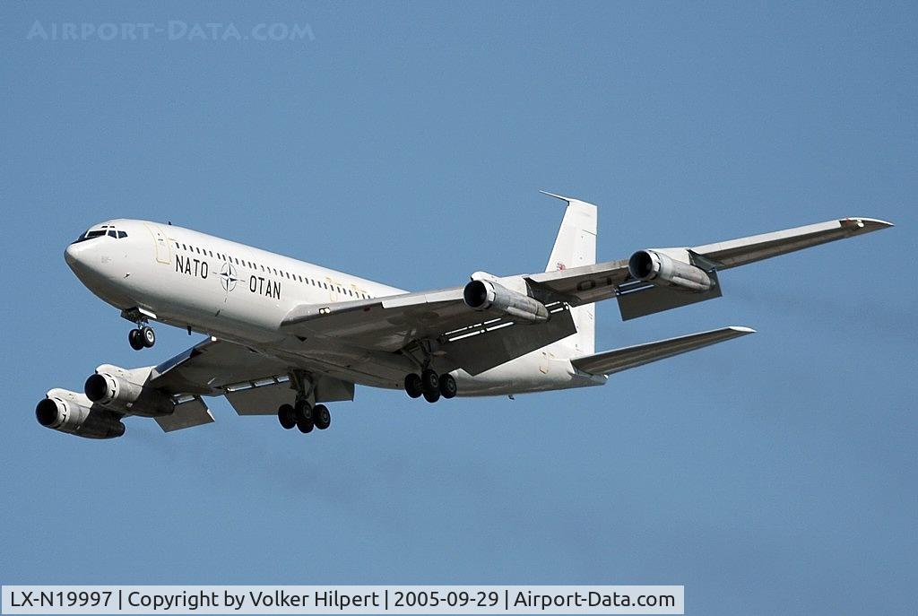 LX-N19997, 1968 Boeing 707-307C C/N 19997, on final at ramstein