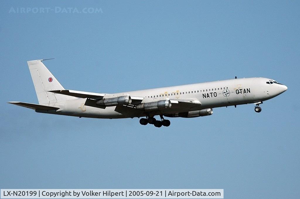 LX-N20199, 1969 Boeing 707-329C C/N 20199, on final at ramstein