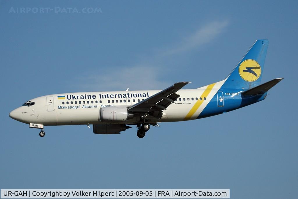 UR-GAH, 1999 Boeing 737-32Q C/N 29130, Boeing 737-32Q