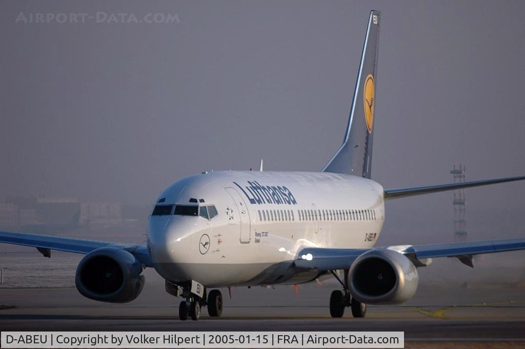 D-ABEU, 1995 Boeing 737-330 C/N 27904, on final at fra