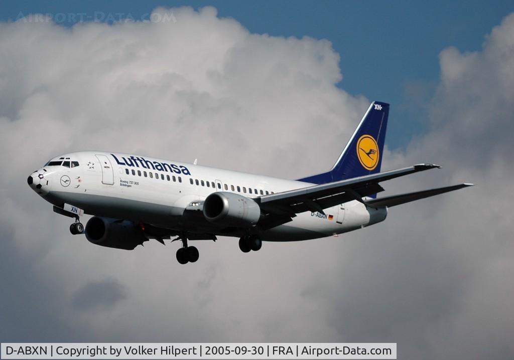 D-ABXN, 1987 Boeing 737-330 C/N 23872, Boeing 737-330