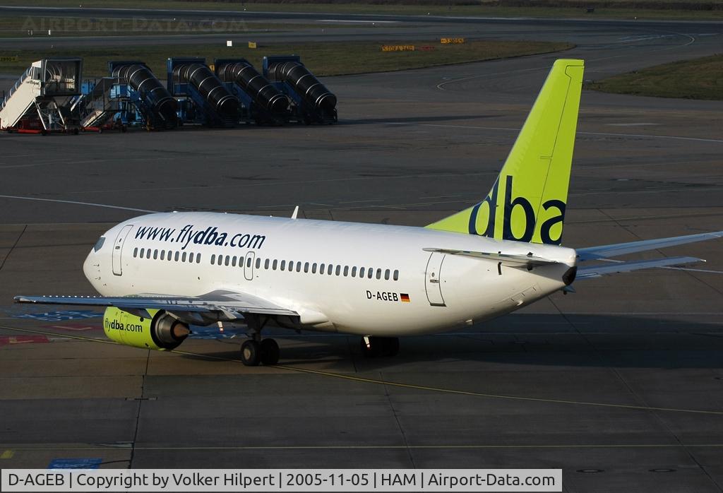 D-AGEB, 1989 Boeing 737-322 C/N 24320, Boeing 737-35B