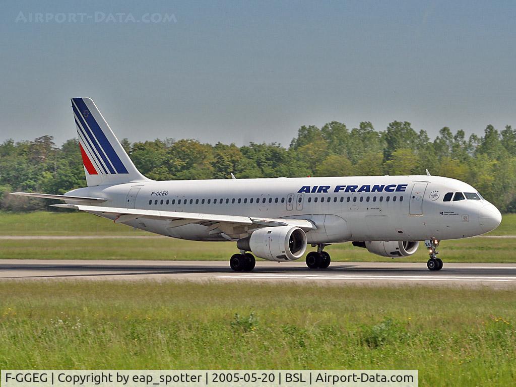 F-GGEG, 1987 Airbus A320-111 C/N 003, Departing to Paris-Orly as Air France Whikey-Golf