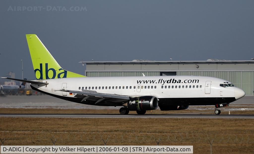 D-ADIG, 1992 Boeing 737-3L9 C/N 26441, on final at str