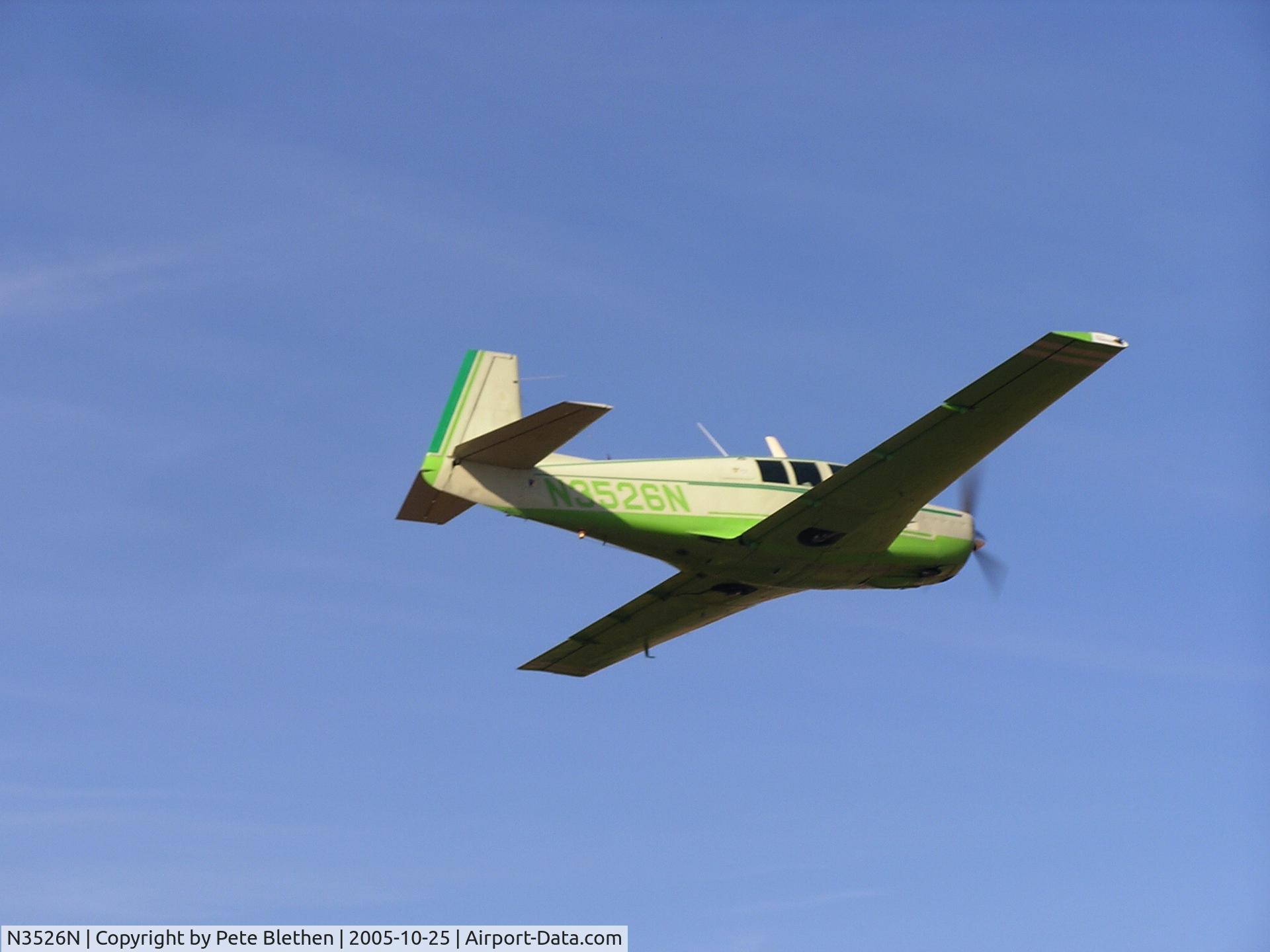 N3526N, 1967 Mooney M20F Executive C/N 680084, 1967 M20F