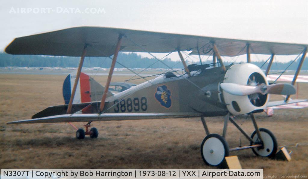 N3307T, 1965 Thomas-Morse S-4C Scout C/N 38898, Photographed at the 1973 Abbotsford Air Show