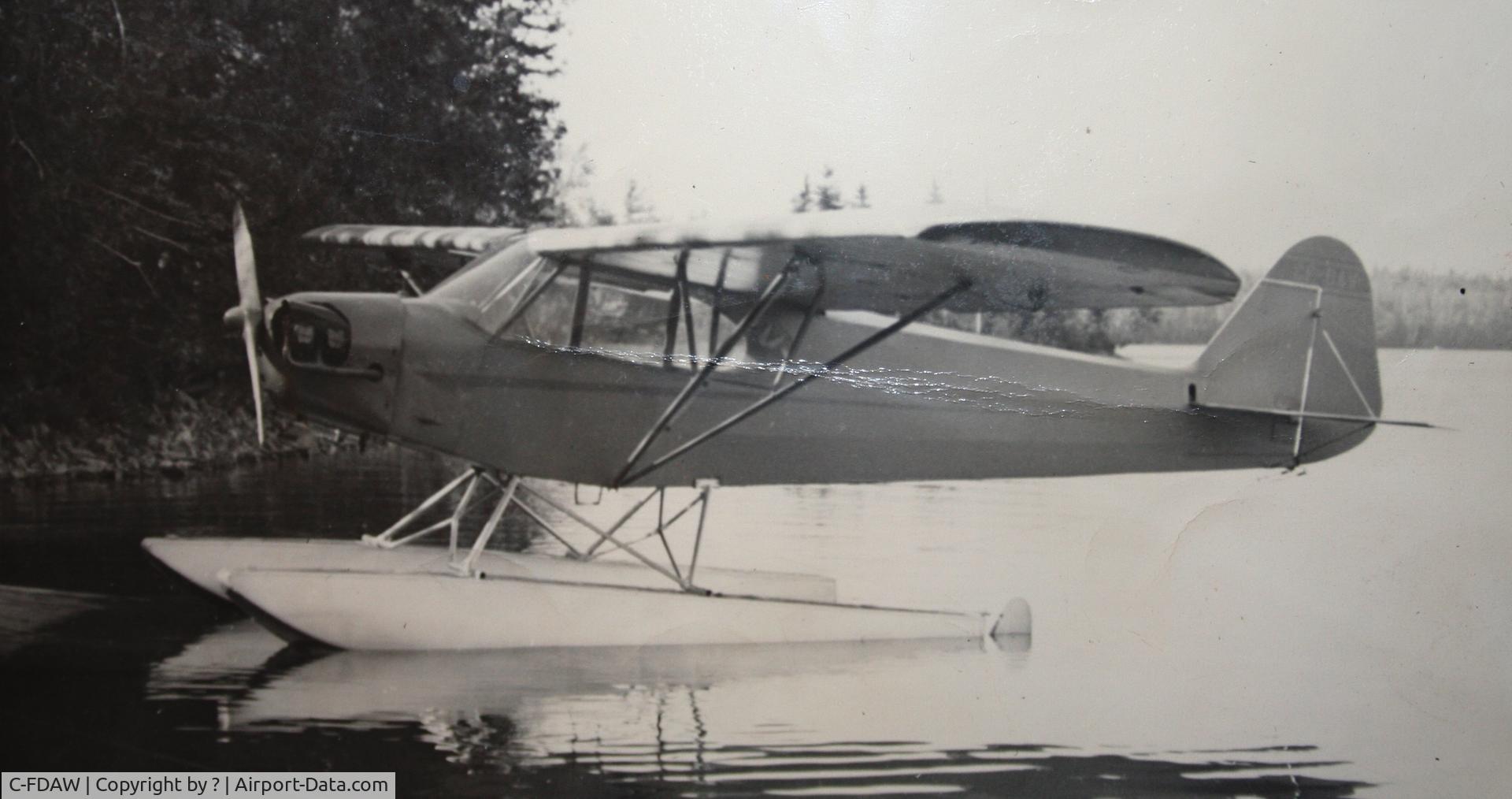 C-FDAW, 1946 Piper J3C-65 Cub Cub C/N 133C, Here she is in 1951?