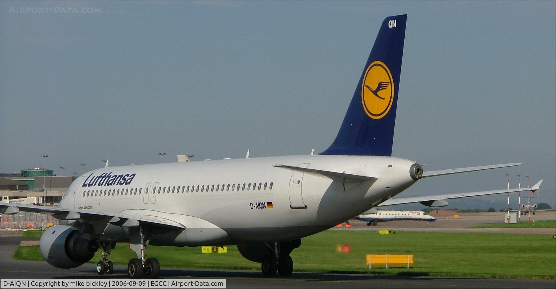 D-AIQN, 1991 Airbus A320-211 C/N 0269, taxi to park