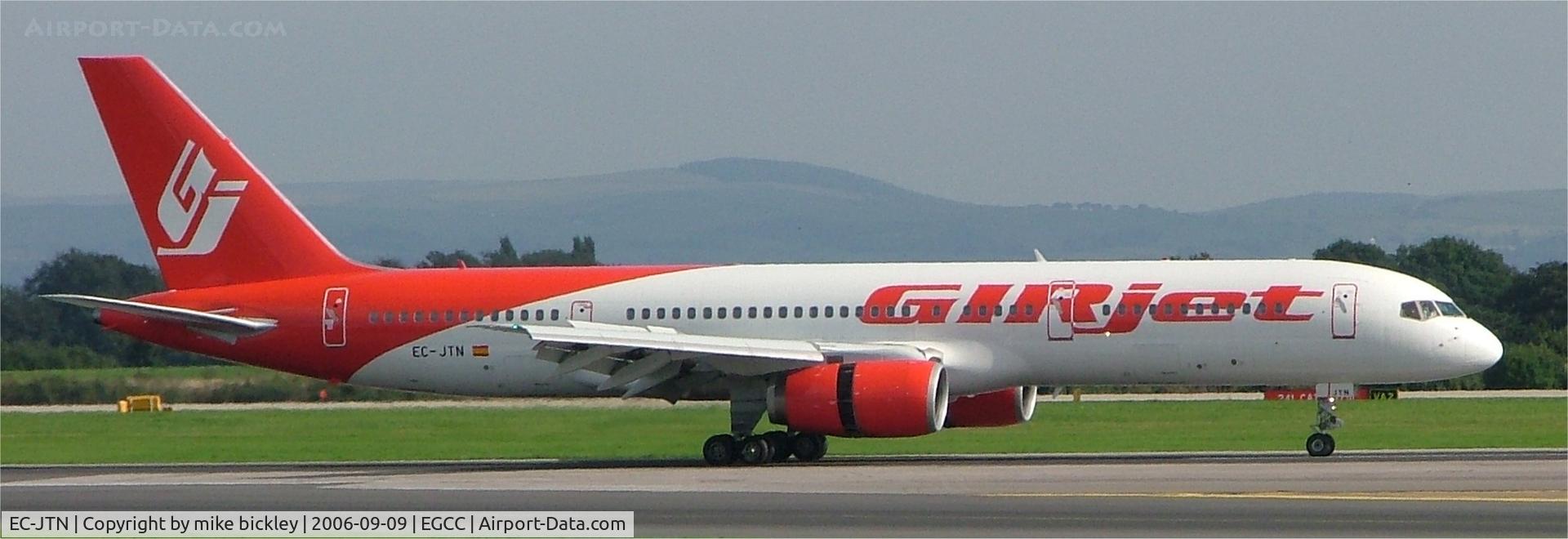 EC-JTN, 1992 Boeing 757-236 C/N 25597, arriving at man