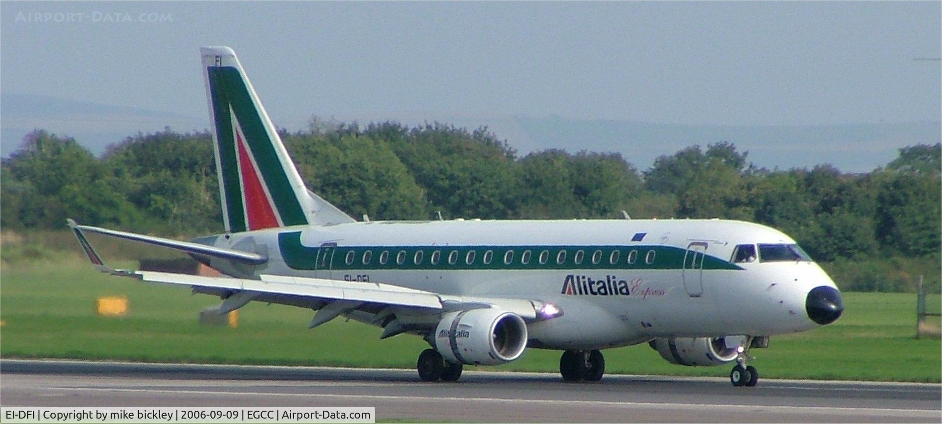 EI-DFI, 2003 Embraer 170LR (ERJ-170-100LR) C/N 17000010, visiting manchester