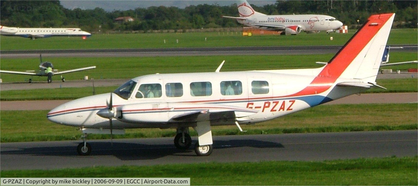 G-PZAZ, 1974 Piper PA-31-350 Navajo Chieftain C/N 31-7405214, short business charter