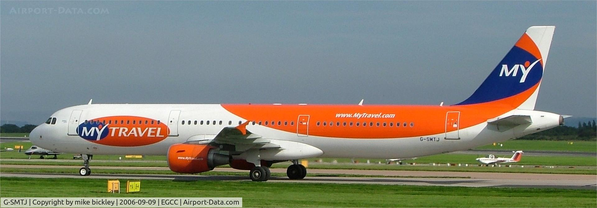 G-SMTJ, 2003 Airbus A321-211 C/N 1972, taxi to park