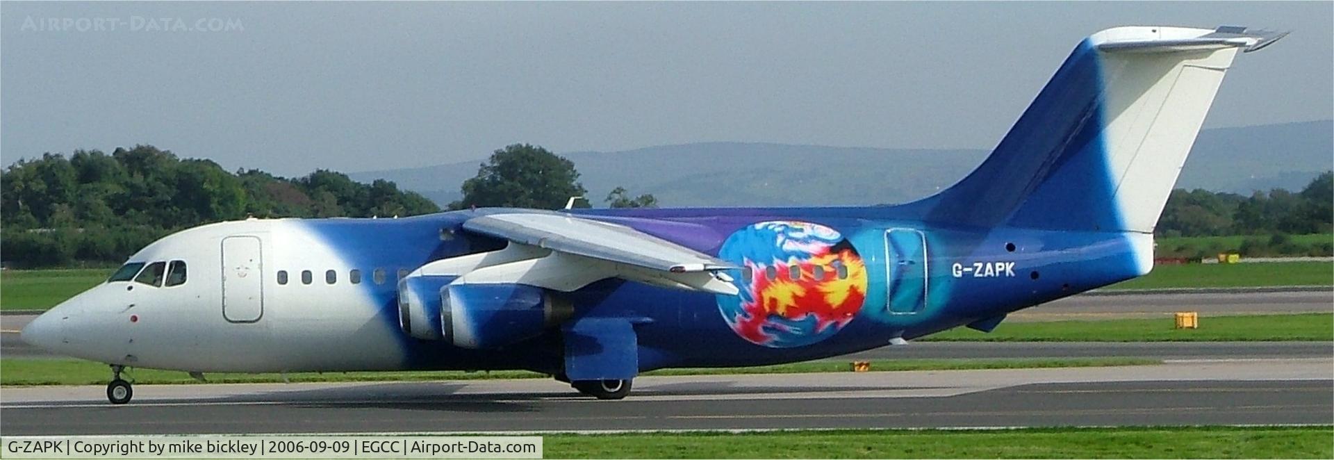 G-ZAPK, 1989 British Aerospace BAe.146-200QC Quick Change C/N E2148, nice livery