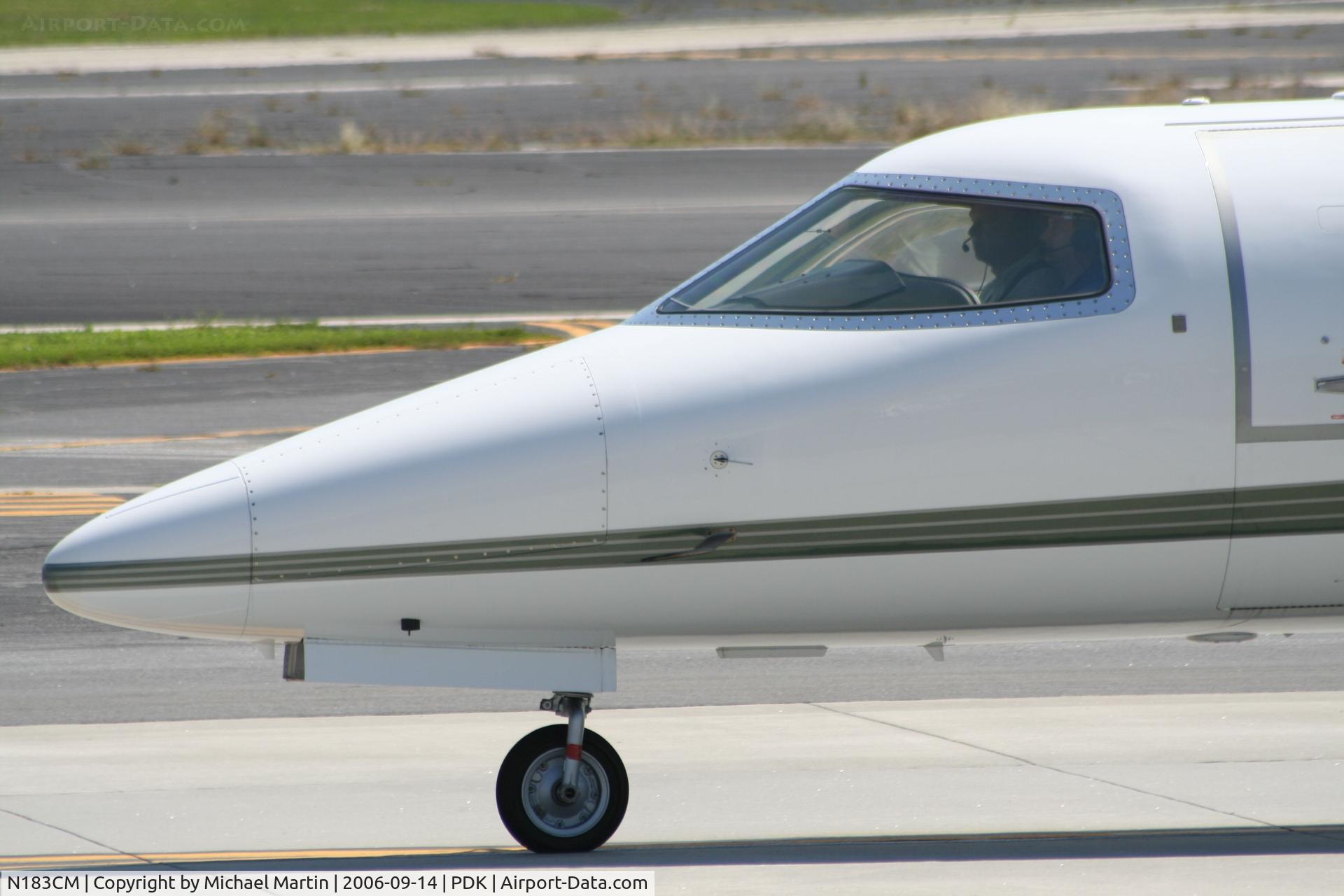 N183CM, 2001 Learjet 45 C/N 133, Close up of cockpit