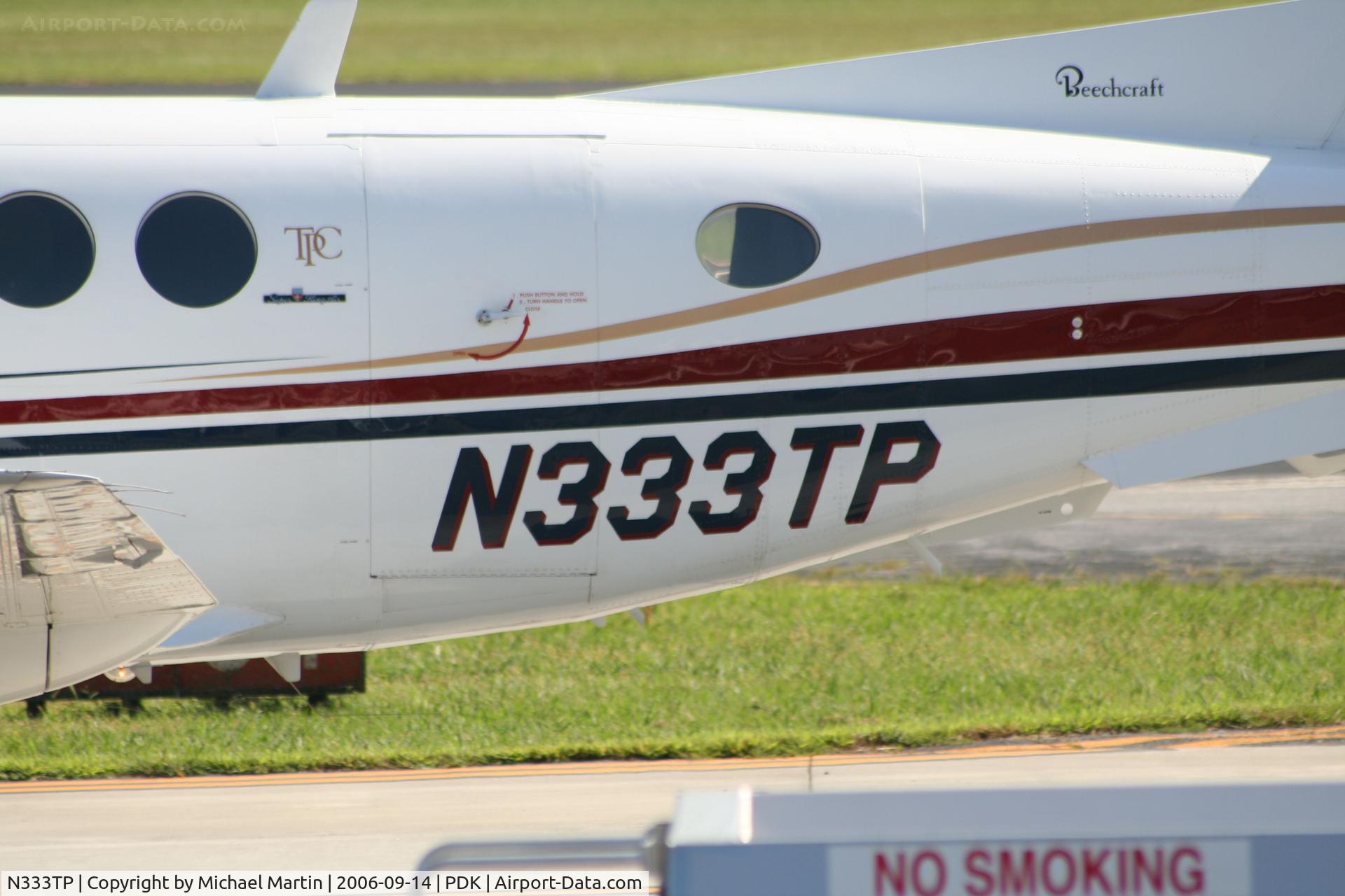 N333TP, 1988 Beech B200 King Air C/N BB-1292, Tail Numbers
