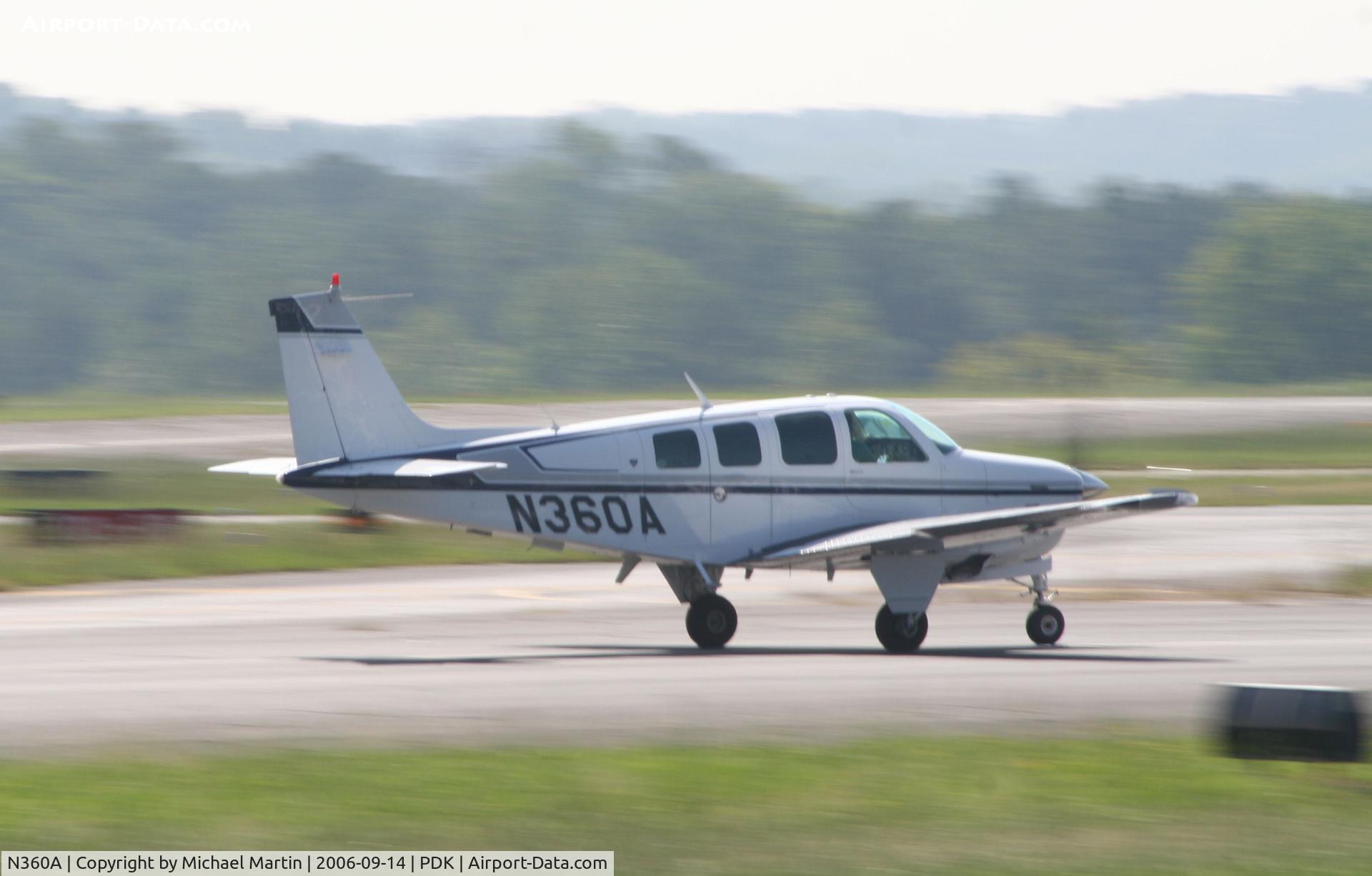 N360A, 1981 Beech A36 Bonanza 36 C/N E-1904, Departing Runway 20R