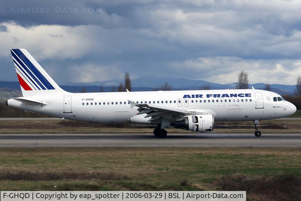 F-GHQD, 1990 Airbus A320-211 C/N 0108, incoming from Paris-Orly