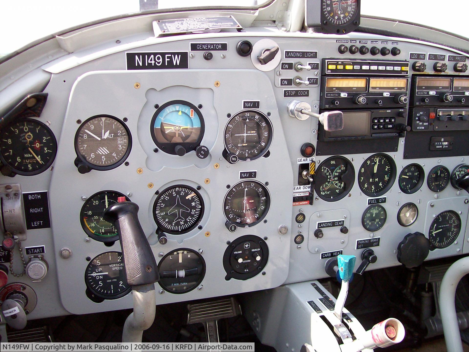 N149FW, 1987 Piaggio P-149D C/N 288, FW P.149D