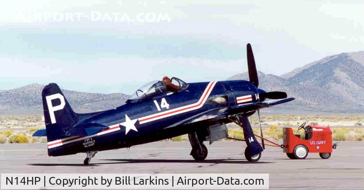 N14HP, 1945 Grumman F8F-1 Bearcat C/N D.10, At Reno Air Races