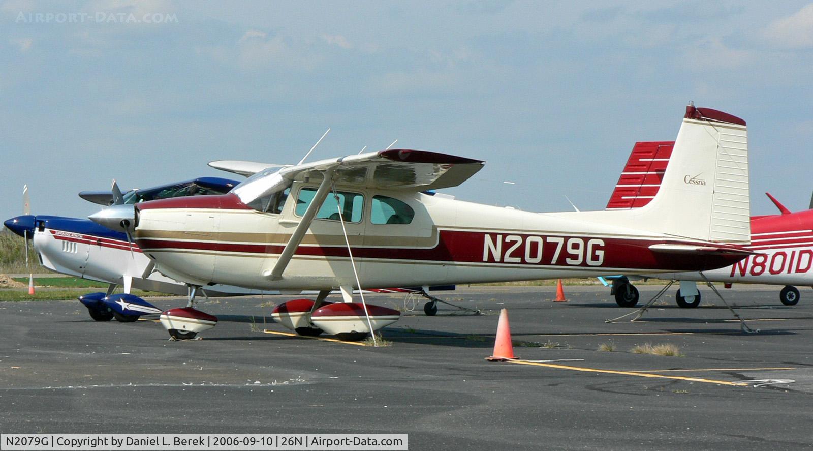 N2079G, 1958 Cessna 182A Skylane C/N 51379, The sexiest shape on the ramp: it's hard to believe this Cesssna 182 is approaching her 50th birthday.