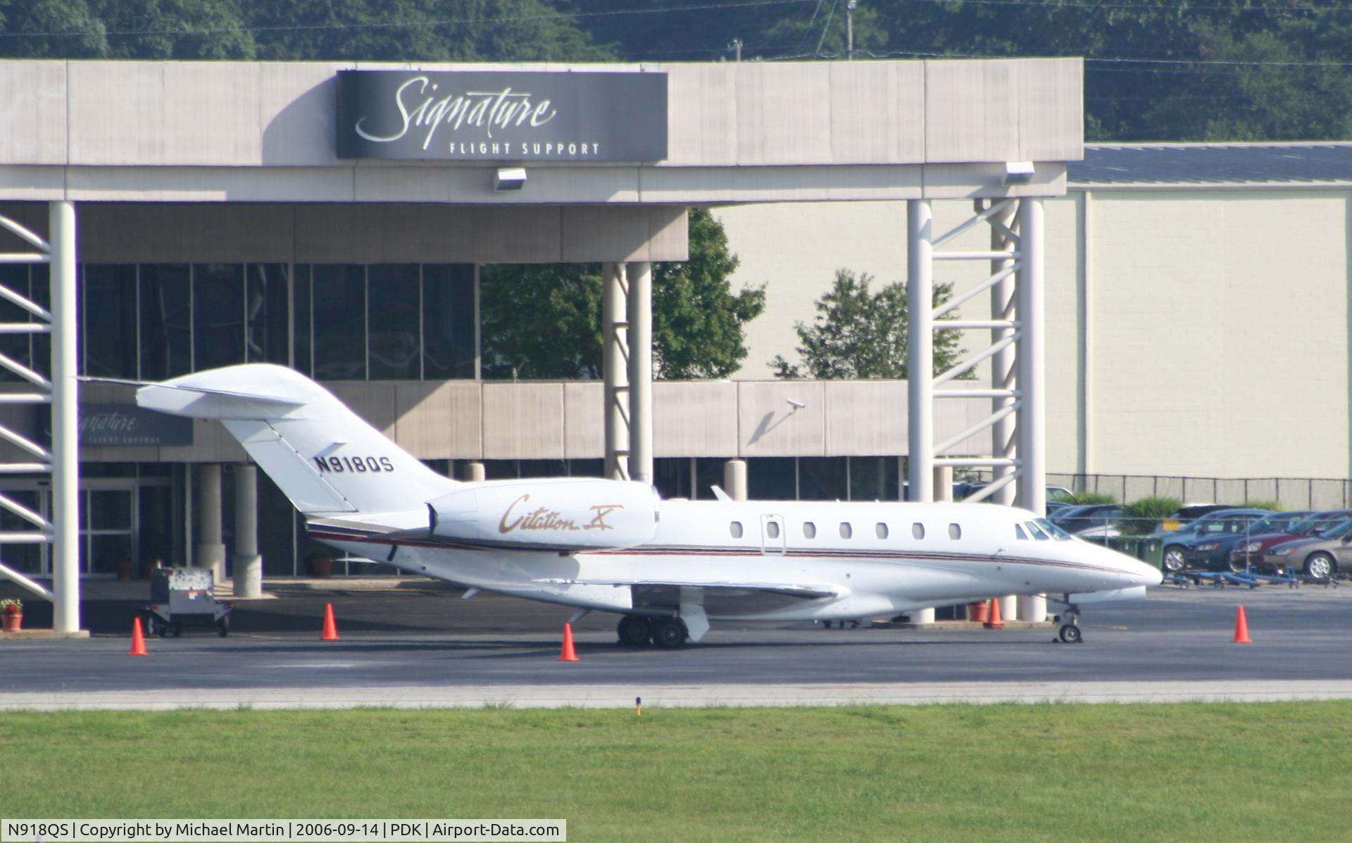 N918QS, 2003 Cessna 750 Citation X Citation X C/N 750-0223, Parked at Signature Air Service