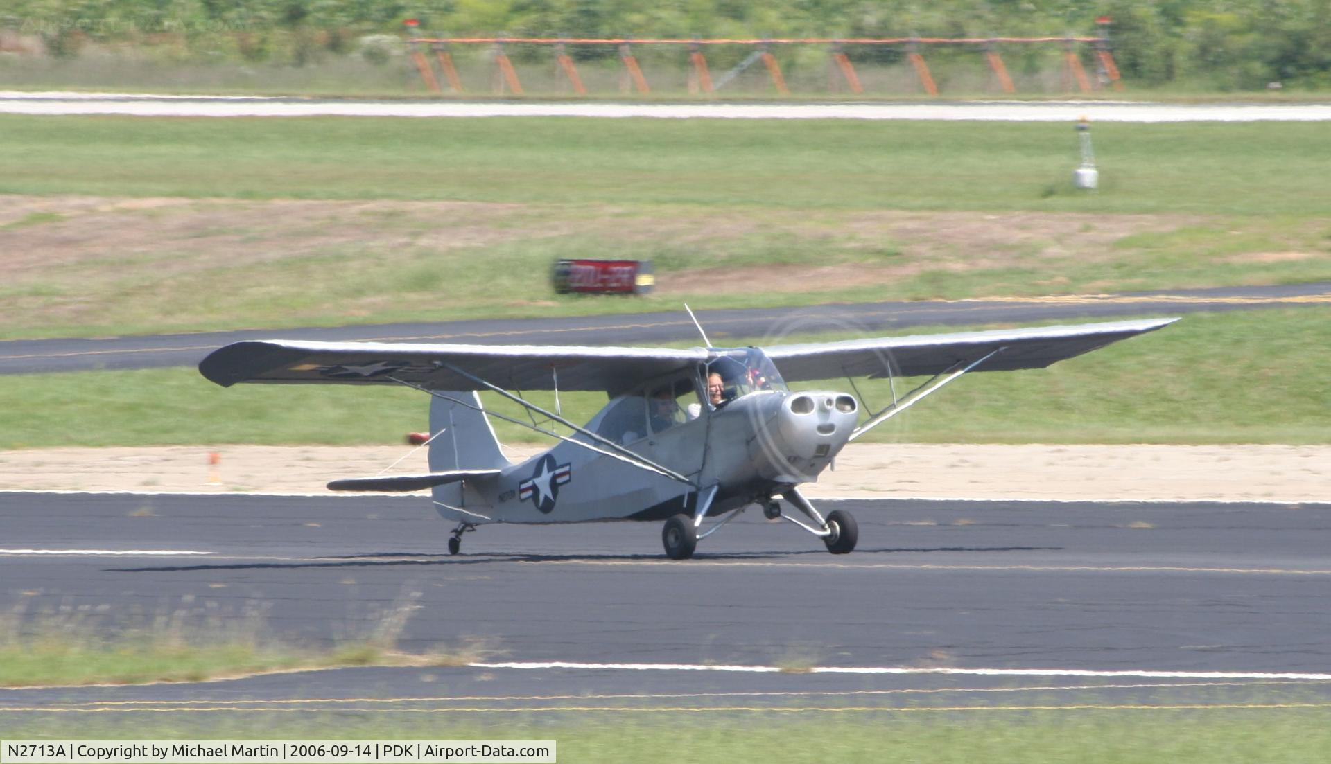 N2713A, 1947 Aeronca 7BCM C/N 7BCM-338, Takeoff Roll