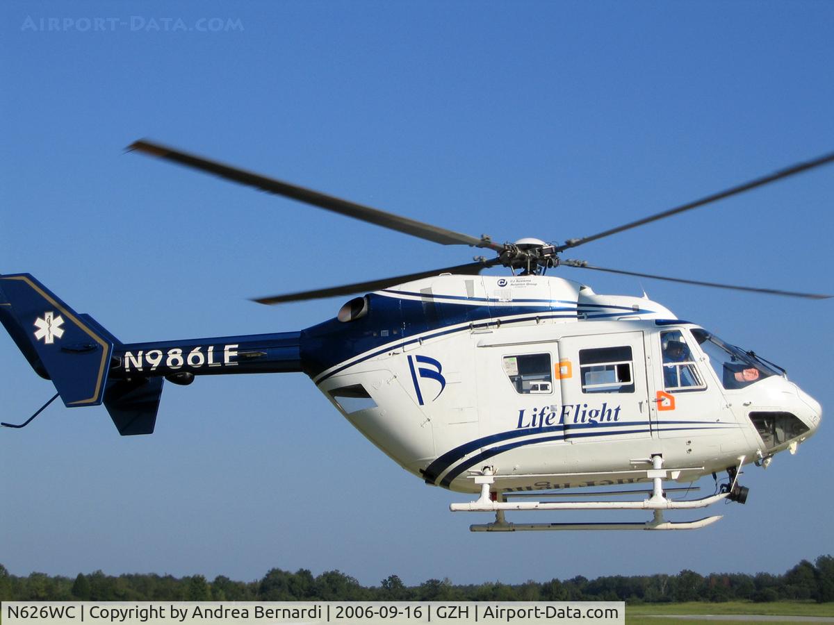 N626WC, Bell OH-58C C/N 70-15459, World's oldest BK-117 (3rd built, year 1983)