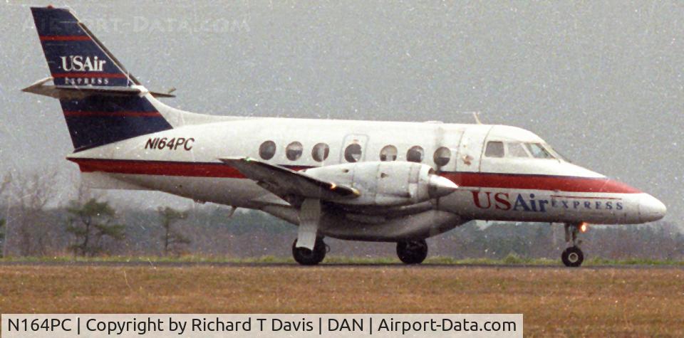 N164PC, American Champion 7EC C/N 1015-2007, U.S.Air Exoress in Danville Va. in late 1980's .Today the number is not assigned
