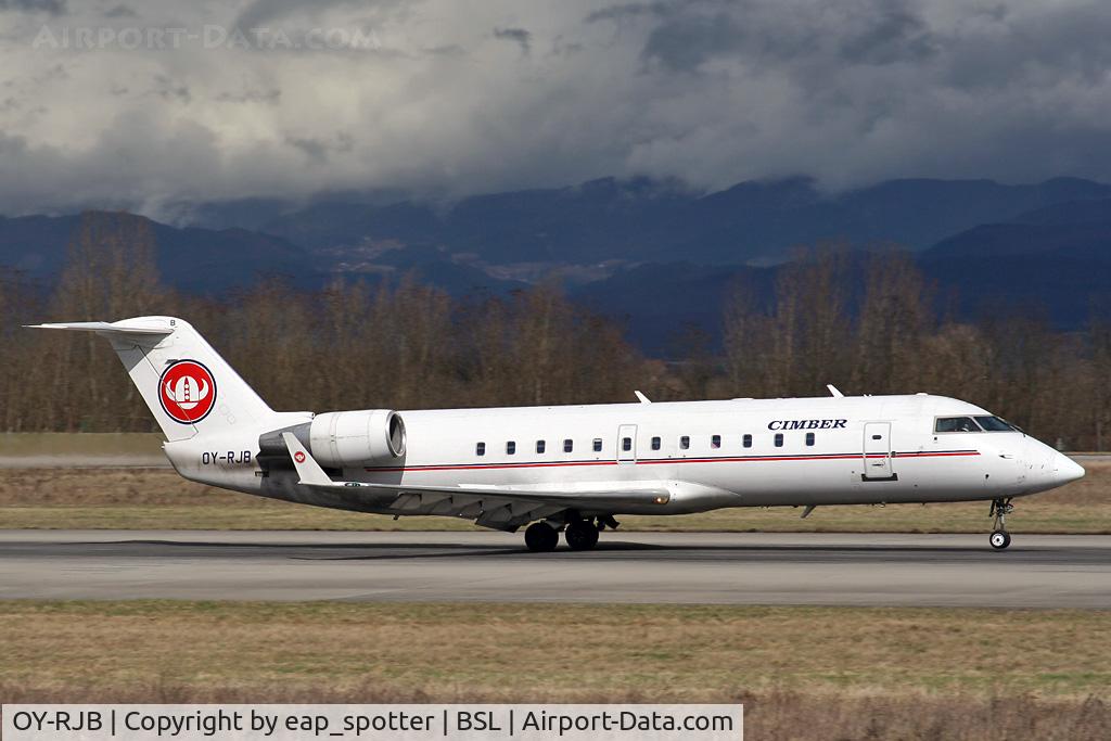 OY-RJB, 2000 Canadair CRJ-200LR (CL-600-2B19) C/N 7419, inbound from CPH