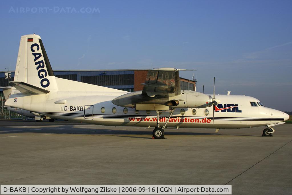 D-BAKB, 1964 Fokker F.27-600 Friendship C/N 10261, freighter