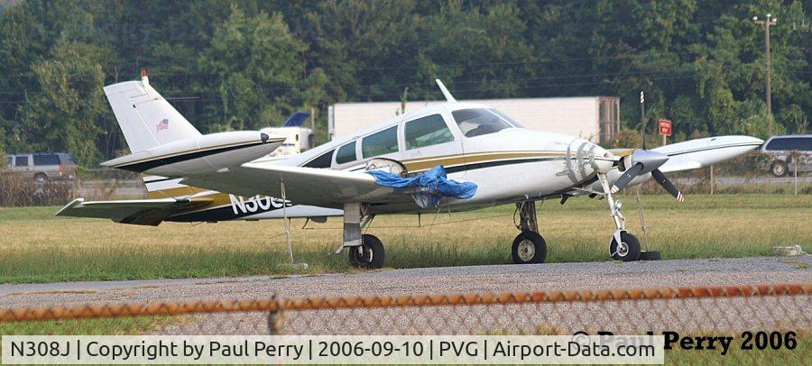 N308J, 1965 Cessna 310J C/N 310J0142, Could be an extended stay for this visitor