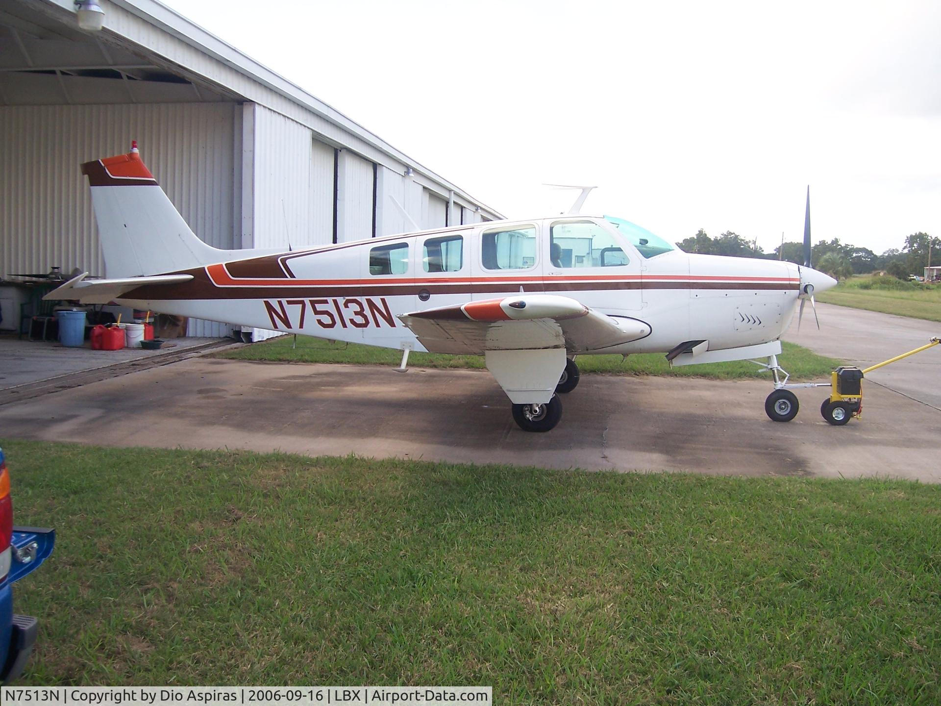 N7513N, 1968 Beech 36 Bonanza C/N E-47, 1968 Beech 36