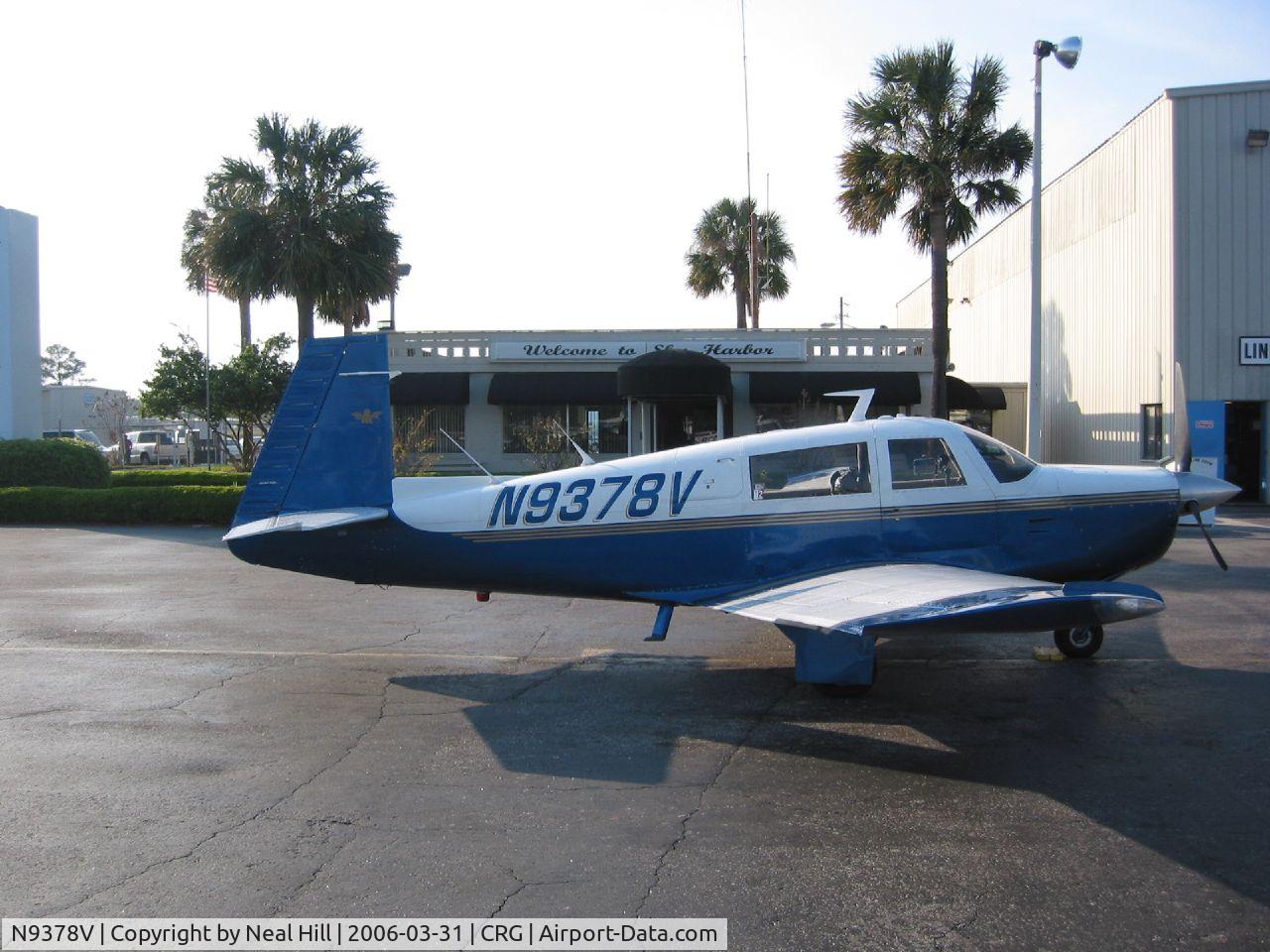 N9378V, 1969 Mooney M20F Executive C/N 700016, N9378V - Mooney 20F Executive at Sky Harbor FBO, Jacksonville, FL