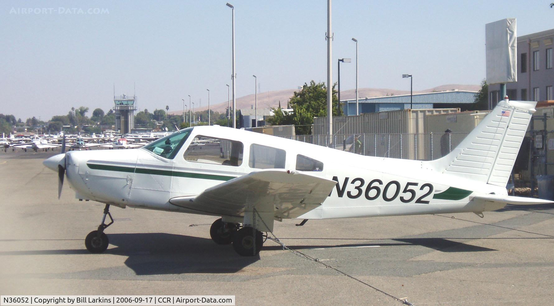 N36052, 1978 Piper PA-28-161 C/N 28-7816608, By the new Crowne Plaza Hotel