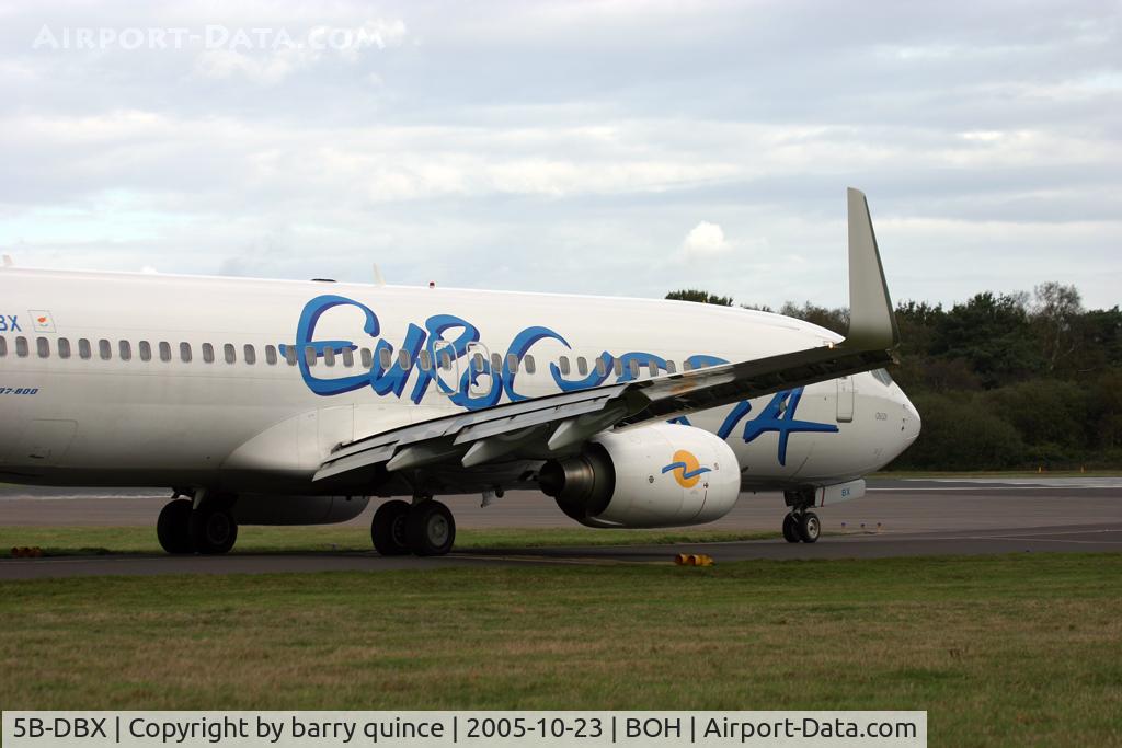5B-DBX, 2003 Boeing 737-8Q8 C/N 33699, EUROCYPRIA 737
