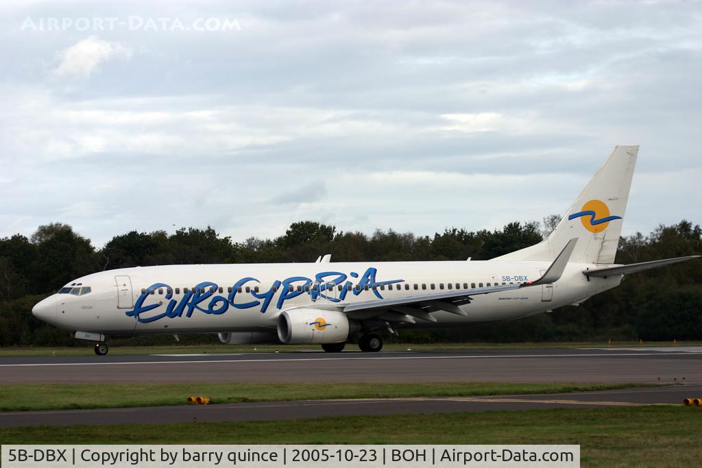 5B-DBX, 2003 Boeing 737-8Q8 C/N 33699, EUROCYPRIA