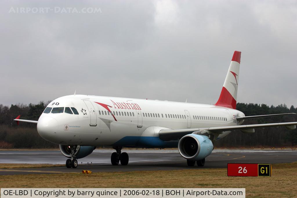 OE-LBD, 1998 Airbus A321-211 C/N 920, AUSTRIAN A321