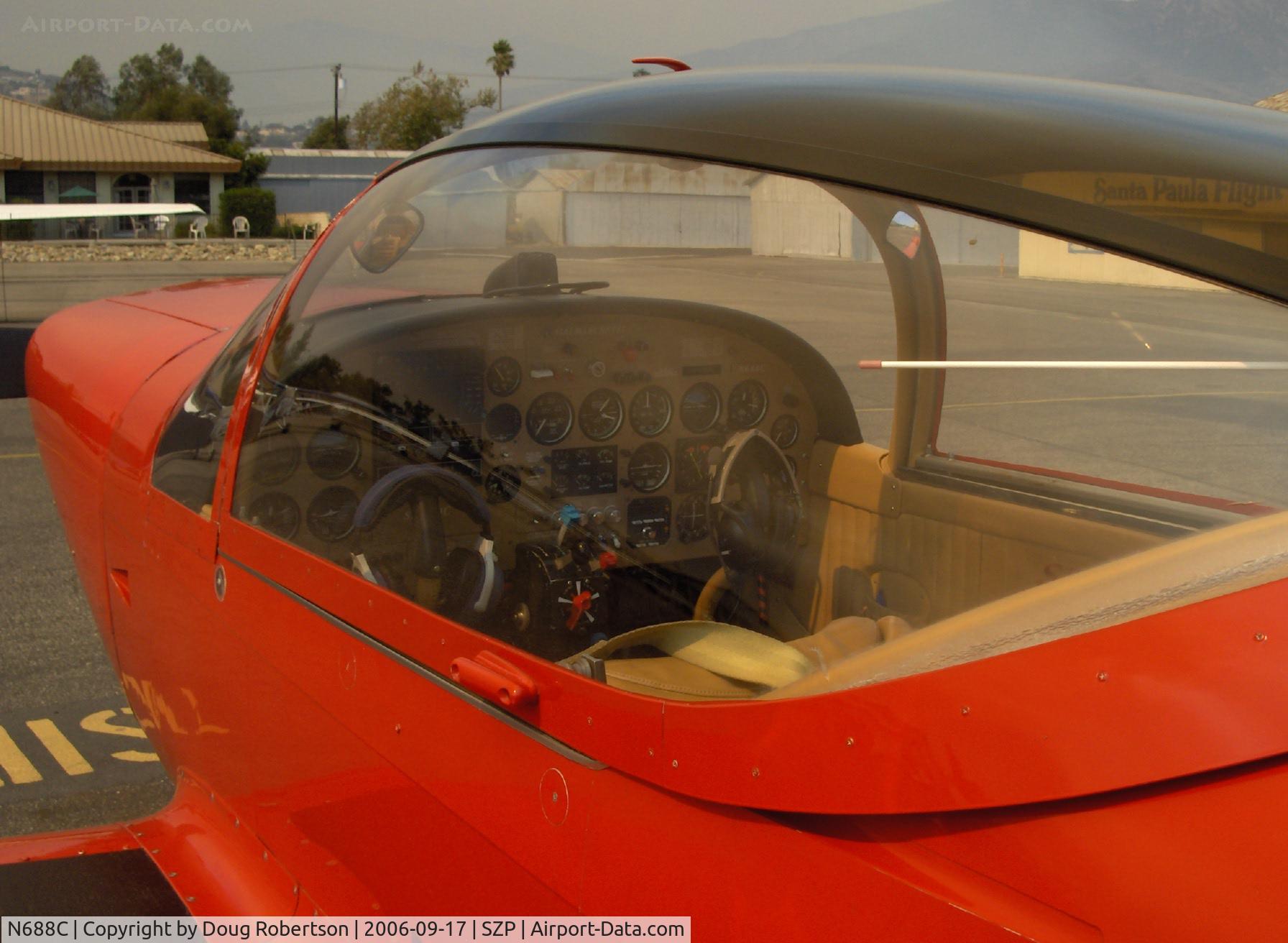 N688C, SIAI-Marchetti SF-260C C/N 466/37-004, Siai-Marchetti SF.260C, Lycoming O-540, full panel & sticks