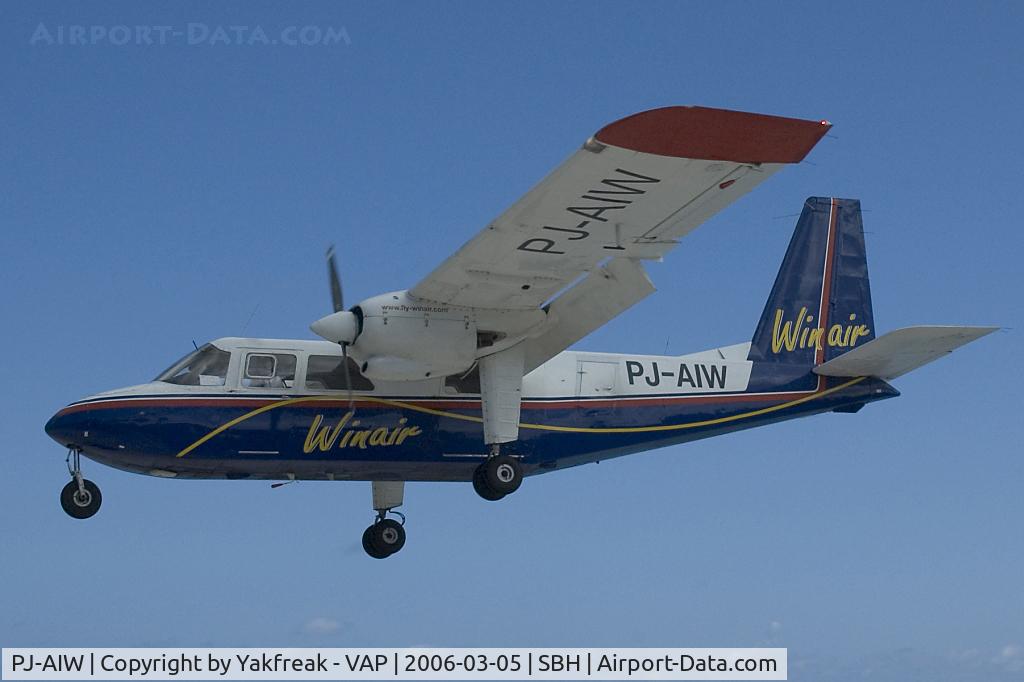 PJ-AIW, 1987 Pilatus Britten-Norman BN-2A-26 Islander C/N 2038B, Winair BN2 Islander