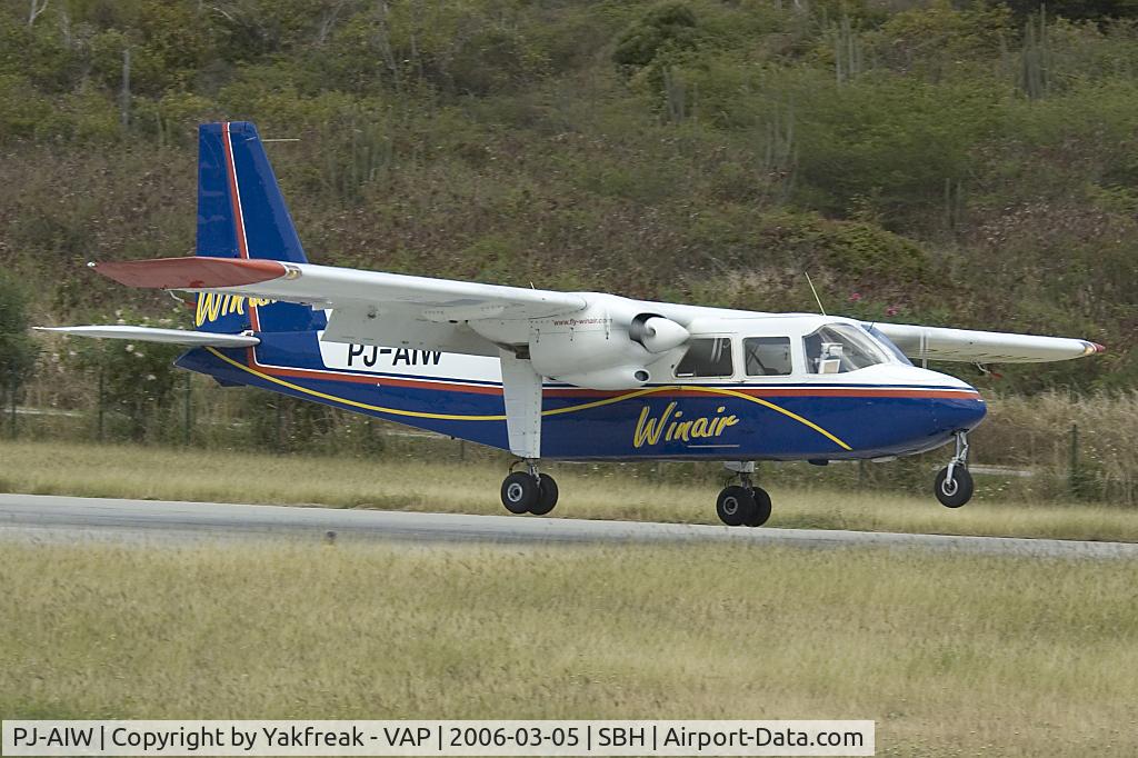 PJ-AIW, 1987 Pilatus Britten-Norman BN-2A-26 Islander C/N 2038B, Winair BN2 Islander