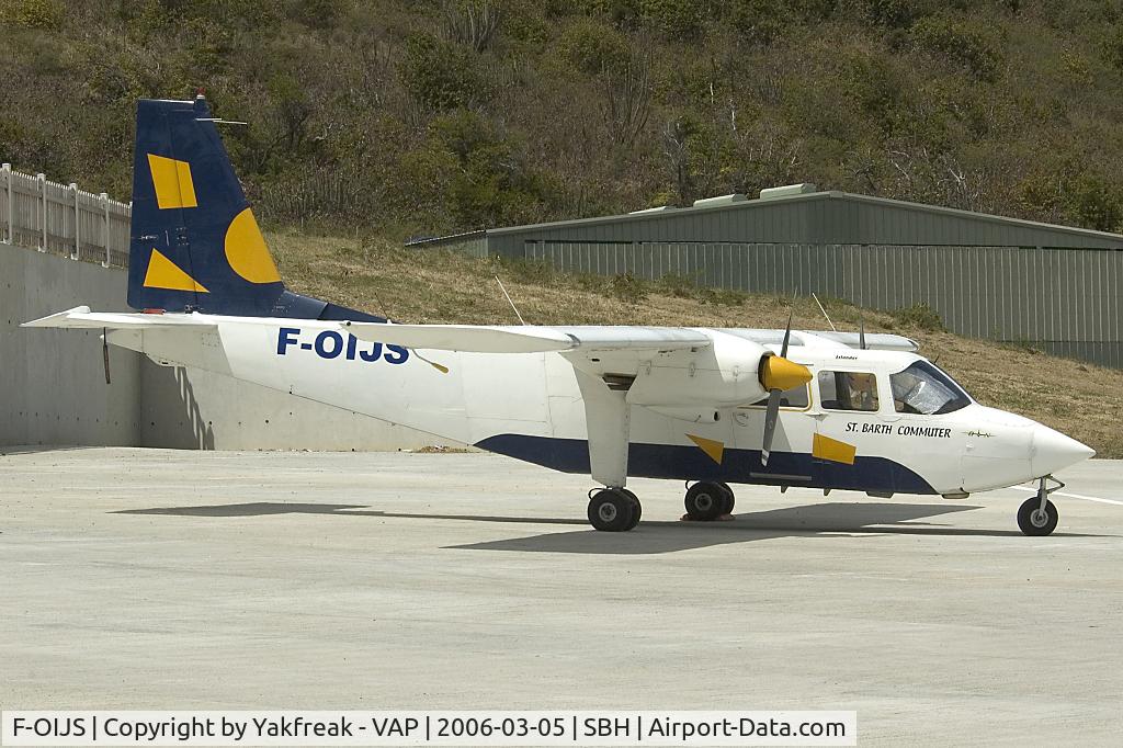 F-OIJS, 1995 Pilatus Britten-Norman BN-2B-20 Islander C/N 2294, St.Barth Commuter BN2 Islander