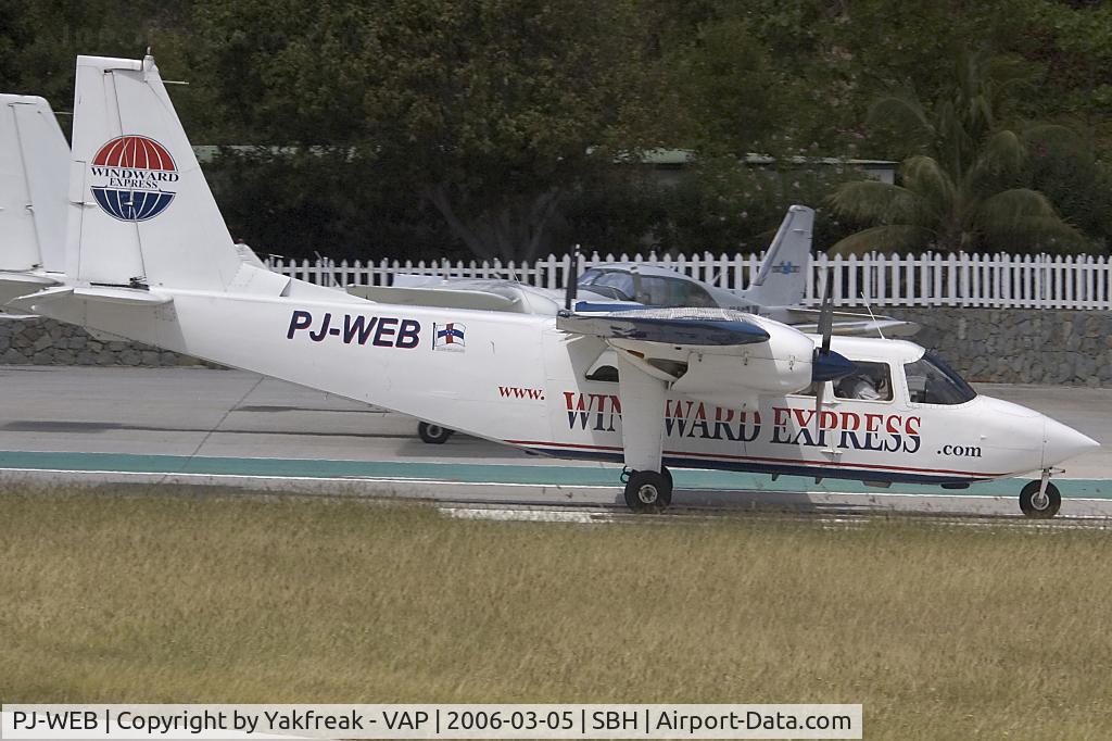 PJ-WEB, 1989 Pilatus Britten-Norman BN-2B-20 Islander C/N 2208, Windward Express BN2 Islander