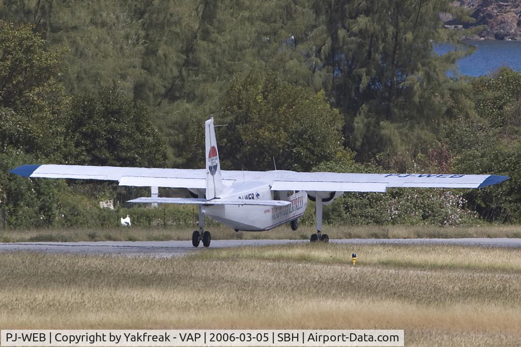 PJ-WEB, 1989 Pilatus Britten-Norman BN-2B-20 Islander C/N 2208, Windward Express BN2 Islander