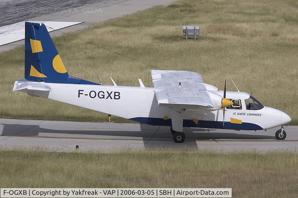 F-OGXB, 1972 Britten-Norman BN-2A-2 Islander C/N 303, St.Barth Commuter BN2 Islander