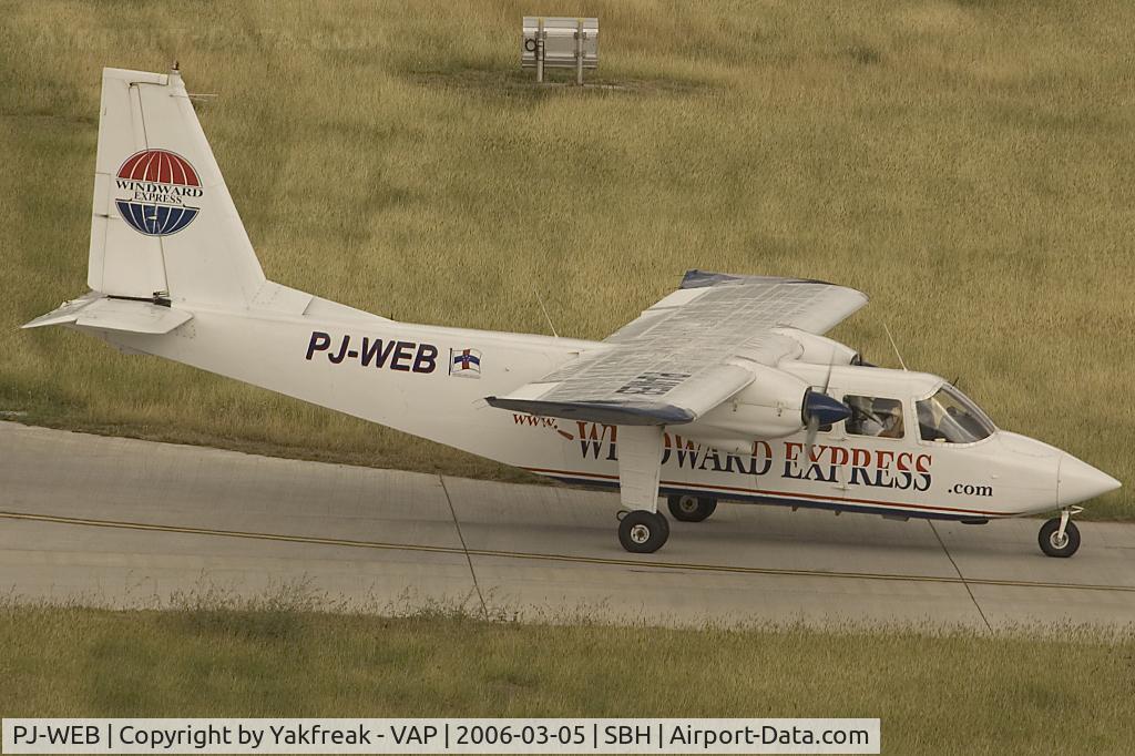 PJ-WEB, 1989 Pilatus Britten-Norman BN-2B-20 Islander C/N 2208, Windward Express BN2 Islander