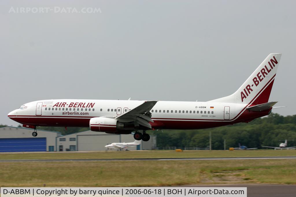 D-ABBM, 1998 Boeing 737-85F C/N 28823, AIR-BERLIN